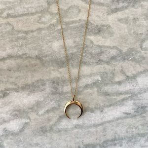 Gold Horn Necklace